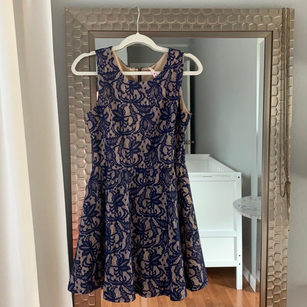Blue lace Dress